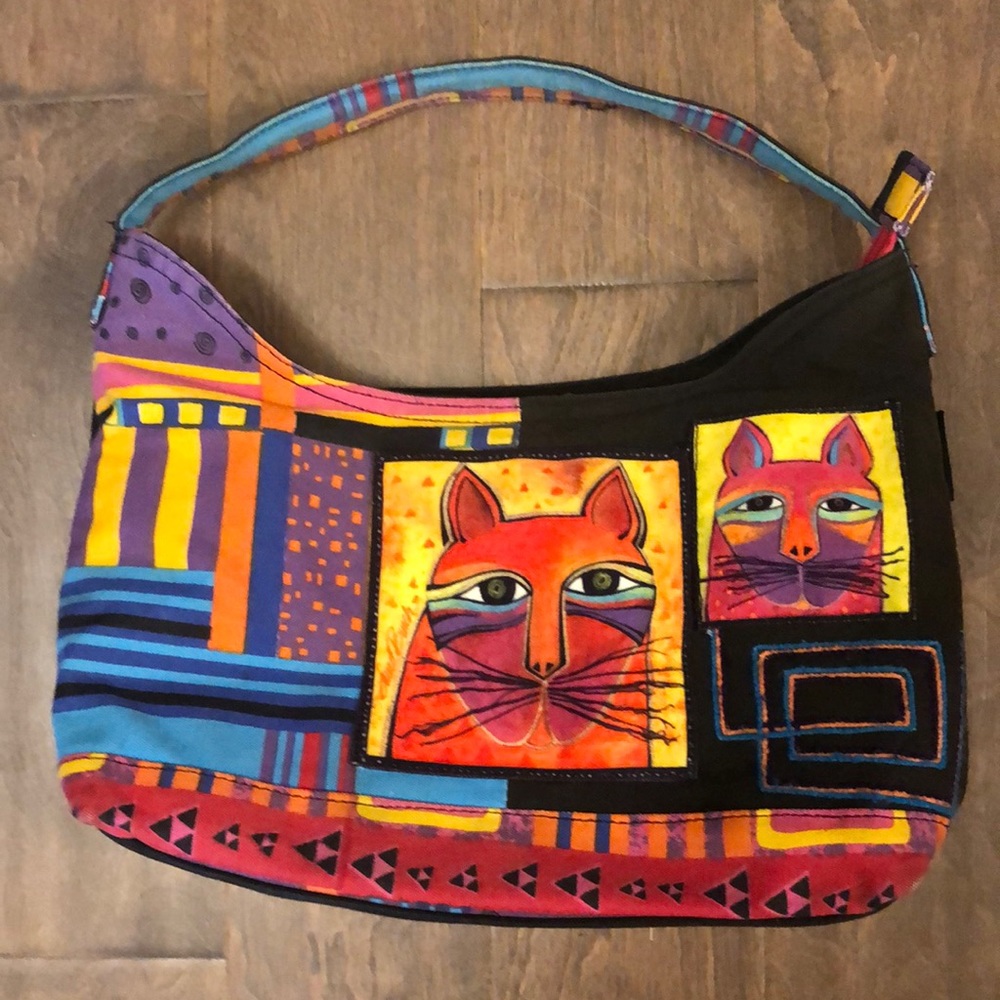 Laurel Burch canvas purse bag